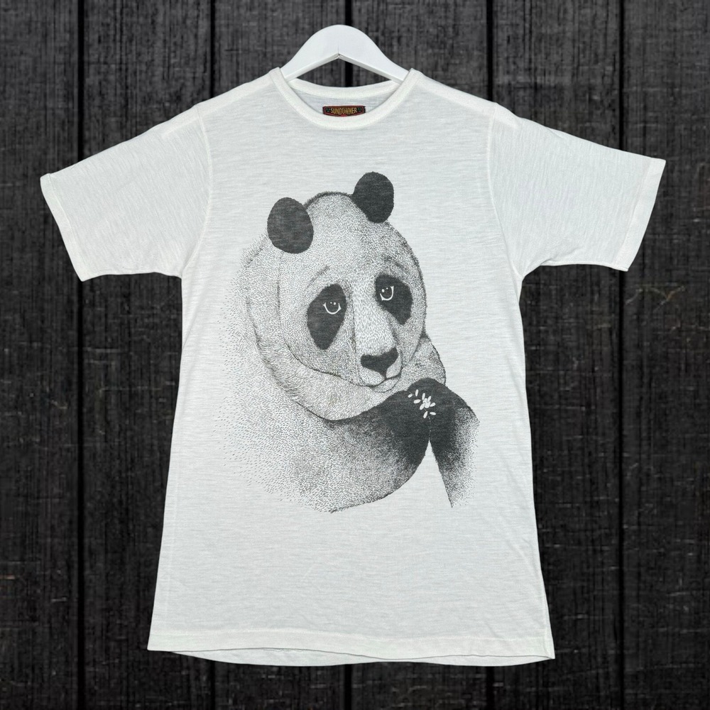 Vintage 80s Panda Shirt - Large (Fits Men'sSmall) - Sundowner By Erika Strasberg